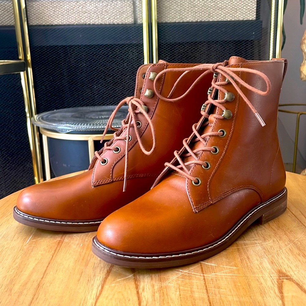 As new Madewell ‘the Kellie’ leather boots 7 1/2